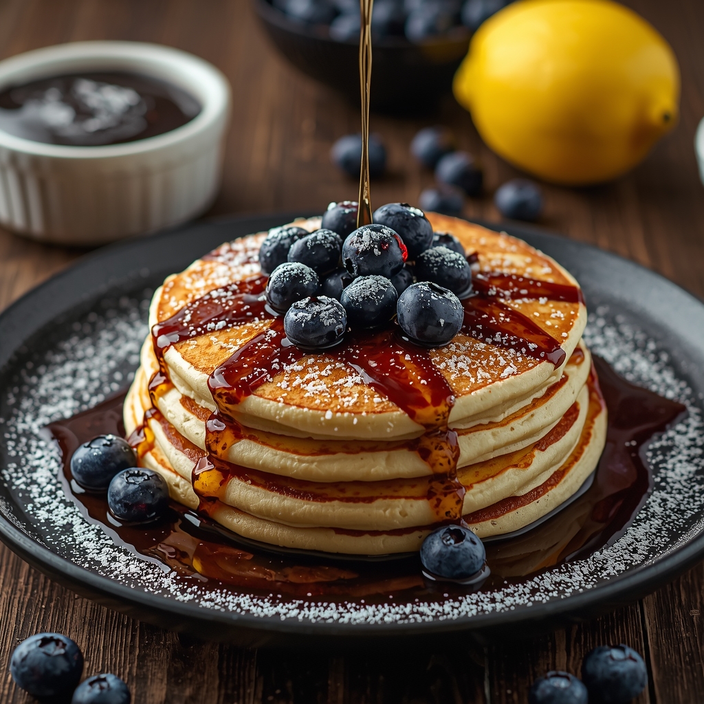 Sizzling Crepes Blueberry Nanny's Pavillon